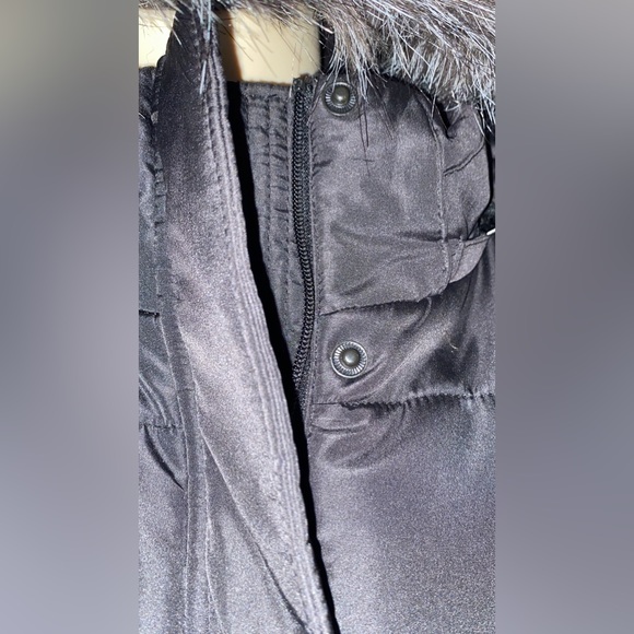 Calvin Klein Womens Black Quilted Faux Fur Puffer Vest Outerwear - Picture 14 of 16
